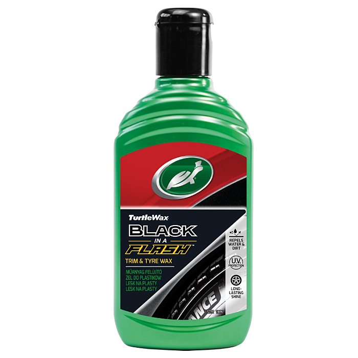 ダーククレンズ Поліроль-реставратор (чорніння) Turtle Wax BLACK IN A FLASH для